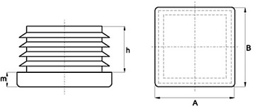 ДЮБЕЛЬ ДЛЯ ПРОФИЛЯ 30х30мм ДЮБЕЛЬ 50 шт.