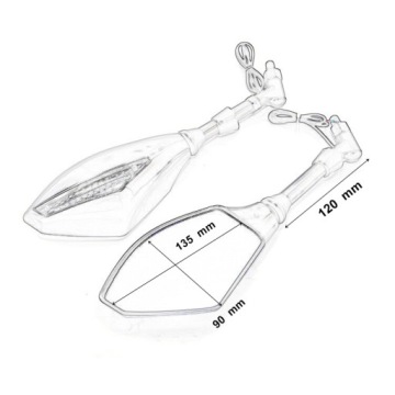 СВЕТОДИОДНЫЕ ЗЕРКАЛА SUZUKI GSF 250 400 600 650 BANDIT SV400 GSX 400S 750S 1100S