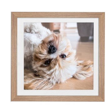 Италия квадратная фоторамка 30х30 антик + пассе