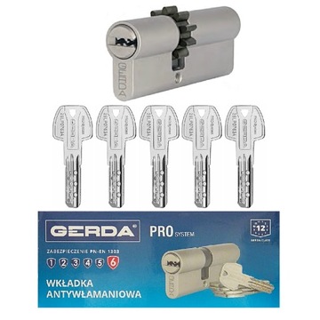 wkładka GERDA Pro System 30/45 zębatka