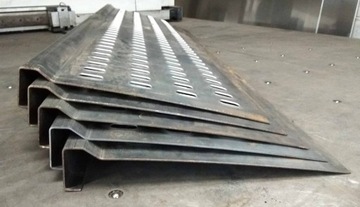 Panel aluminiowy typ C 510x2500 mm Pomoc drogowa Laweta Najazd Platforma PL