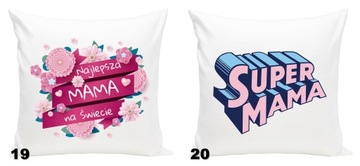 Подарочная подушка ко Дню матери Женский день 40х40см