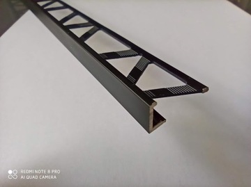LISTWA ALU narożna krawędźowa L8 CZARNA mat 250cm