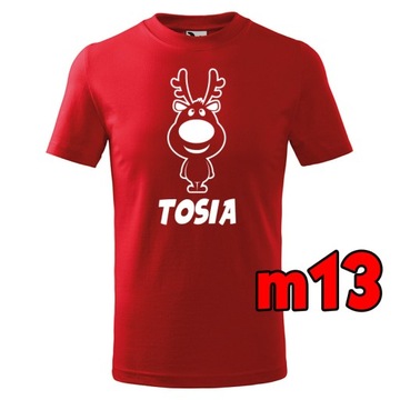 Новогодняя футболка Дед Мороз в подарок Олени 134