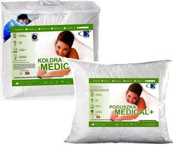 Komplet Kołdra MEDICAL 140x200 + poduszka 70x80