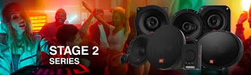 JBL STAGE2 624 GŁOŚNIKI SAMOCHODOWE 16,5cm 40-240W