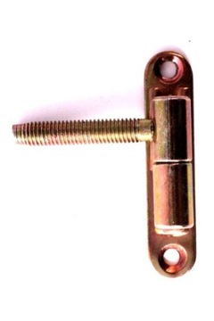 ZAWIAS DRZWIOWY WKRĘCANY Z PŁYTKA 15x55mm OCYNK