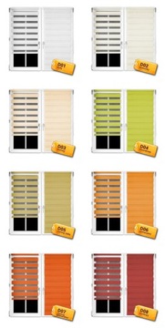 Рулонные шторы День и Ночь Мини Рулонные шторы 98х150см 24Ч !!!!!