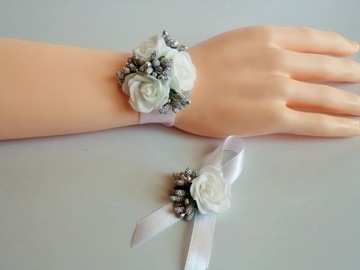 ПР 14 Б*Заколка-бутоньерка на свадебный выпускной