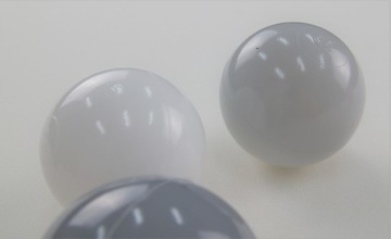 PIŁECZKI, KULKI DO BASENU 100 SZT. białe - szare