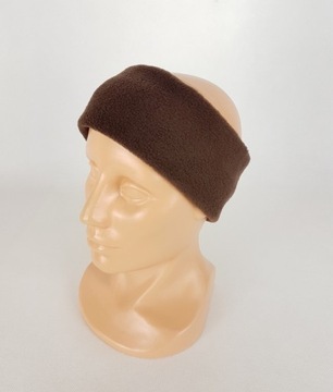 60 OPASKA z polaru polarowa szer. 8 cm BRĄZOWA