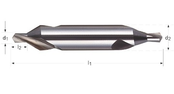 Nawiertak nakiełek 3,15 mm HSS-Co DIN333 A PROFI