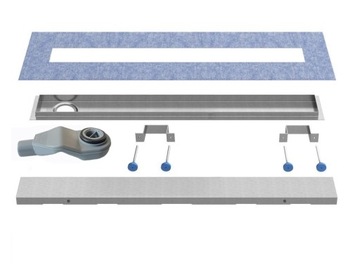 Odpływ Waterway 60cm do płytki SYFON BOCZNY NISKI