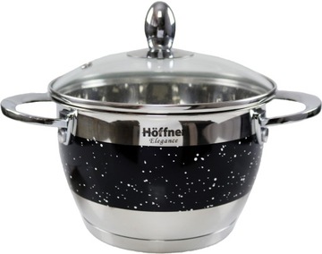 набор кастрюль, 12 штук, черный