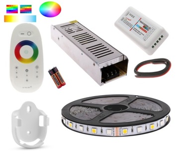 TAŚMA LED RGBW 5050 zestaw 5m Ster DOTYK