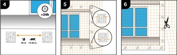 SIATKA NA BALKON DLA KOTA Z DRUCIKIEM PREMIUM 110g OKO 30x30mm NA WYMIAR UV