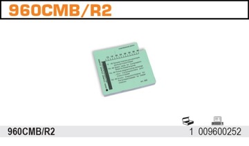 ИЗМЕРИТЕЛЬНЫЕ КАРТЫ ДЛЯ УСТРОЙСТВА 960CMB BETA 960CMB/R2
