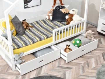 ОРИГИНАЛЬНАЯ КРОВАТЬ ДЕТСКИЙ ДОМ ЯЩИКИ ДОМ