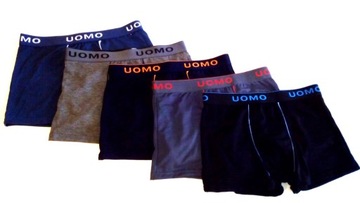 6x МУЖСКИЕ БОКСЕРЫ UOMO ХЛОПОК L/XL