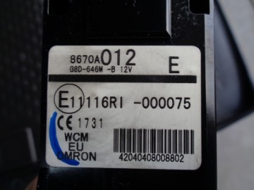 МОДУЛЬ ИММО 8670A012 CITROEN C-CROSSER 4007