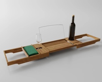 СВОБОДНОСТОЯЩАЯ ванна CIRI 170x80 + СИФОН + ПОЛКА