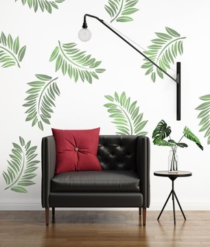 Шаблон ТРОПИЧЕСКИЕ ЛИСТЬЯ - 45x60см