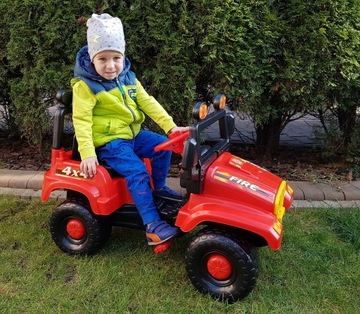 ДЖИП ВНЕДОРОЖНЫЕ ПЕДАЛИ + ПРИЦЕП + ЛОПАТА