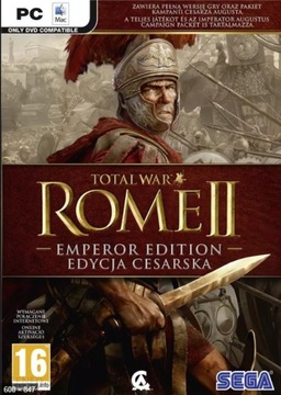 TOTAL WAR ROME II 2 EMPEROR EDITION KLUCZ STEAM PL
