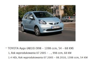 DMUCHAWA WENTYLATOR TOYOTA AYGO I 1 EUROPA ŁÓDŹ