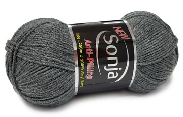 NEW SONJA 100% akryl ANTI-PILLING szary 29
