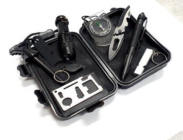 НАБОР ДЛЯ ВЫЖИВАНИЯ 10 в 1 + СПАСАТЕЛЬНОЕ ОДЕЯЛО