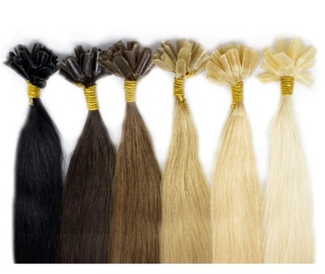 ВОЛОСЫ ПРЕМИУМ КАЧЕСТВА 100% НАТУРАЛЬНЫЕ ПРЯДИ С КЕРАТИНОВЫМ БЛОКИРОВАНИЕМ 40 см 0,8 г