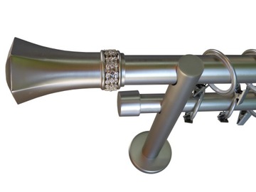 ХРУСТАЛЬНЫЙ КАРДИНС + ТИХИЕ КОЛЬЦА 25/19ММ ДВОЙНОЙ 360