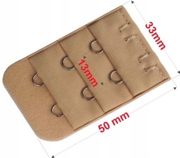 Удлиненная застежка для бюстгальтера на крючках