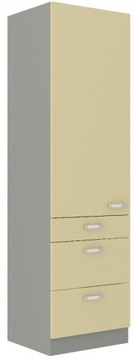 Szafka kuchenna KREMOWA 60 DKS-210 3S POŁYSK