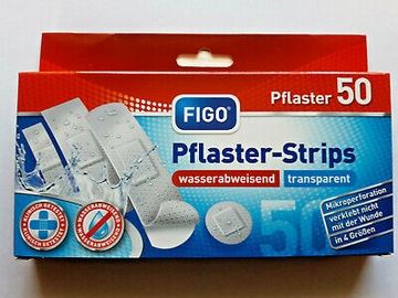 Plastry wodoodporne FIGO 50szt Z NIEMIEC