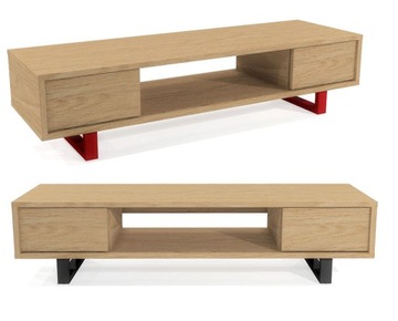 СОВРЕМЕННЫЙ ДУБОВЫЙ ШКАФ ДЛЯ ТЕЛЕВИЗОРА В ГОСТИНОЙ