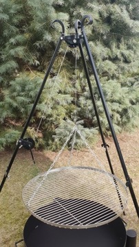 ГРИЛЬ САДОВЫЙ ШТАТИВ НЕРЖАВЕЮЩАЯ РЕШЕТКА 70 ПРЕМИУМ