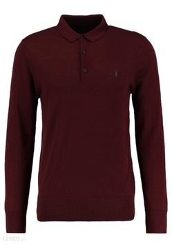 ALLSAINTS POLO Z DŁUGIM RĘKAWEM, ROZM. M