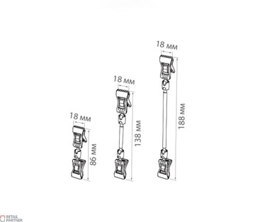 Шарнирная пряжка с небольшой ручкой.