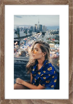 RAMA DREWNIANA NA ZDJĘCIA RAMKA FOTO B5 18x24 cm