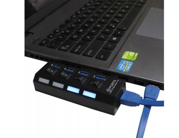 НАСТОЯЩИЙ РАЗВЕТВИТЕЛЬ-концентратор USB 3.0 для 4 портов 5 Гбит/с.