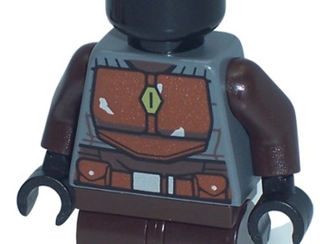 LEGO STAR WARS Мандалорец Браун sw1079 + Оружие 75267