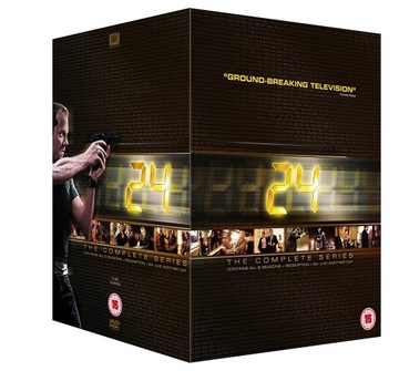 . 24 godziny + Jeszcze jeden dzień + Wybawienie | sezony 1-8 | 53 x DVD