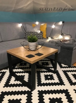 ЖУРНАЛЬНЫЙ СТОЛИК INDUSTRIAL LOFT 55x55x44 36мм