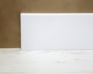 15 CM LISTWA PRZYPODŁOGOWA MDF Biała RYFLOWANA