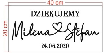 СВАДЕБНЫЕ благодарственные наклейки на коробку ЗЕРКАЛО