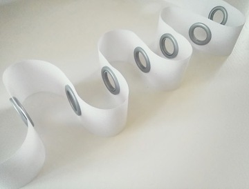 ЛЕНТА ЖЕСТКАЯ С ЛЮСНЯМИ 10см для штор