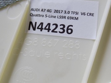 AUDI A7 4G KRYT SLOUPU PRAVÁ 4G8867288