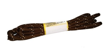 Длинные треккинговые шнурки 160см STRONG BROWN N1